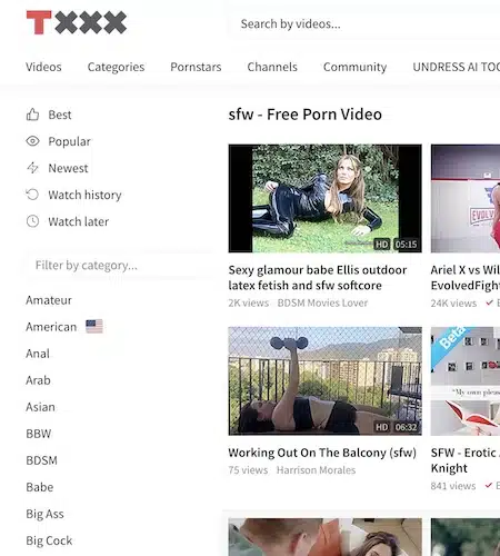TXXX Banner