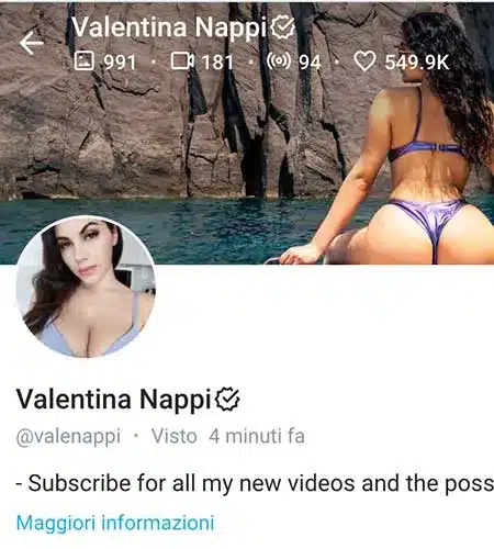 Valentina Nappi Banner